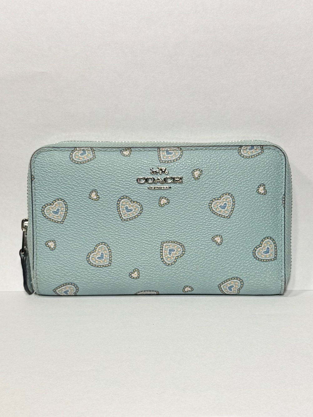 Coach Medium Western Heart Print Wallet